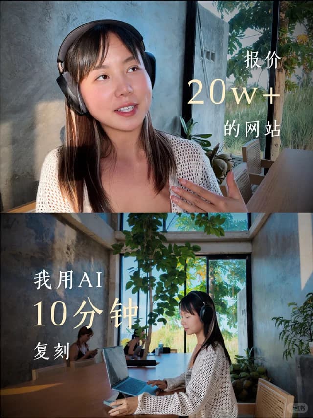 不会设计/编程,让AI帮我搭了个很贵的官网,原始作品封面