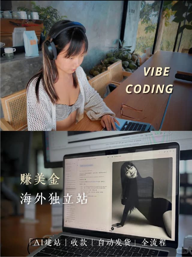 我用AI搭了一个海外独立站,跑通了收美金+,原始作品封面